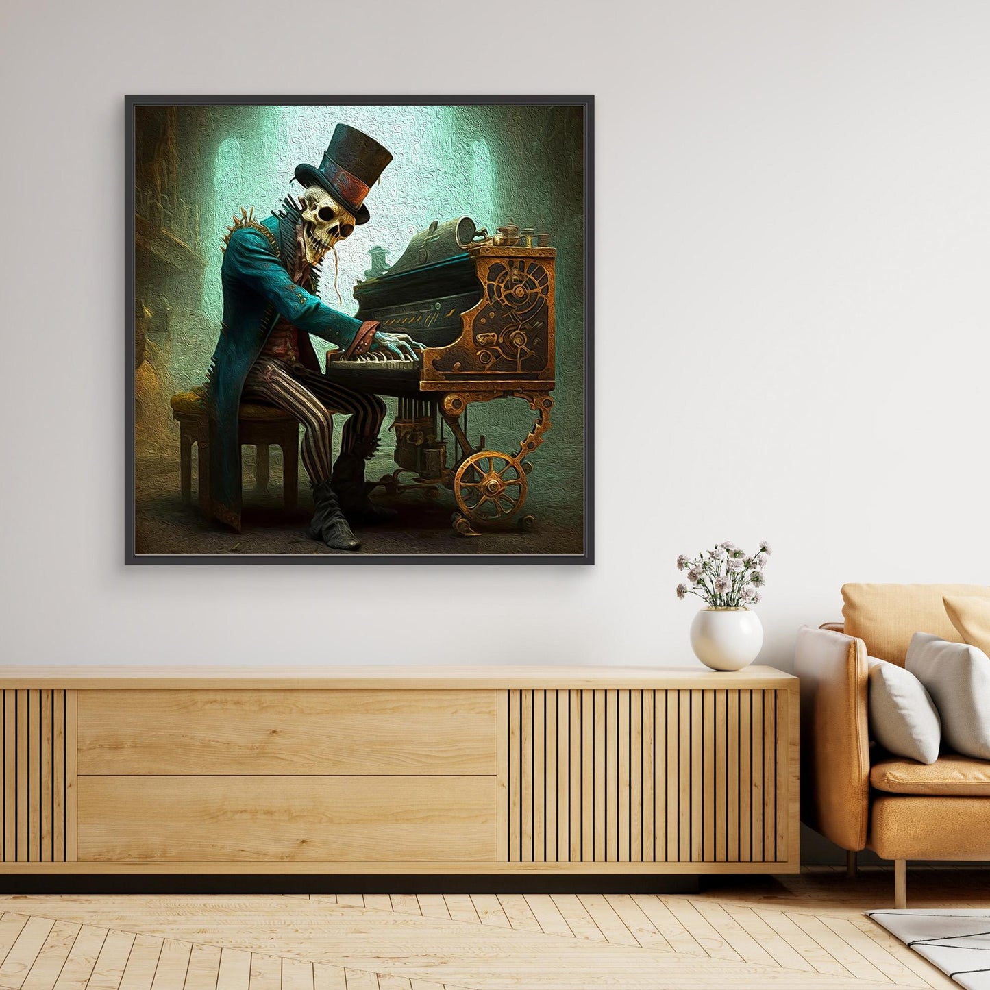 Skeleton Piano Man