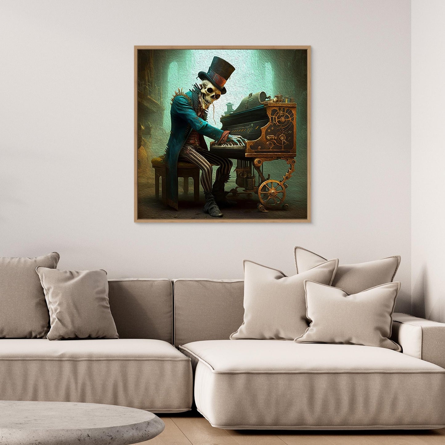 Skeleton Piano Man