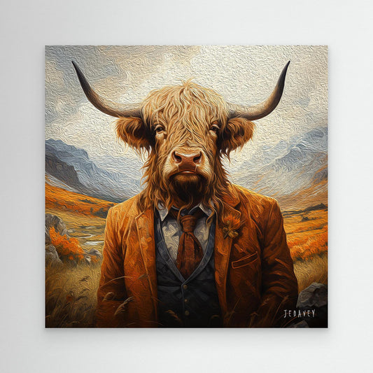 Highland Cow Man