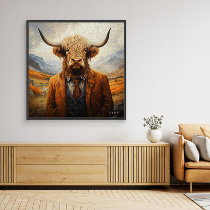 Highland Cow Man