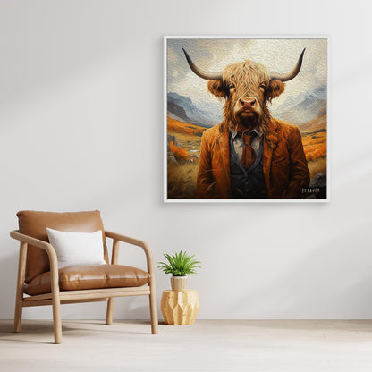 Highland Cow Man